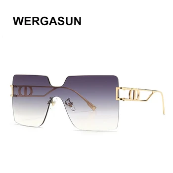 WERGASUN 2020 Fashion Square Sunglasses Women Brand Designer Oversized Gradient One Piece Sun Glasses New Style Shades UV400
WERGASUN 2020 Fashion Square Sunglasses Women Brand Designer Oversized Gradient One Piece Sun Glasses New Style Shades UV400