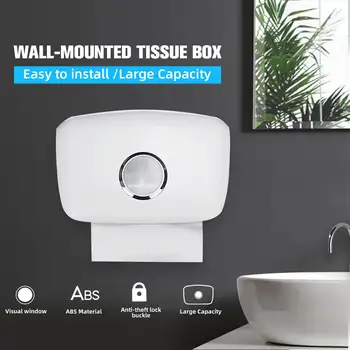 Tissue-Dispenser Toilet Paper Holder Paper Storage-Box Wall Mounted Tissue Box Holder for home office hotel
Tissue-Dispenser Toilet Paper Holder Paper Storage-Box Wall Mounted Tissue Box Holder for home office hotel