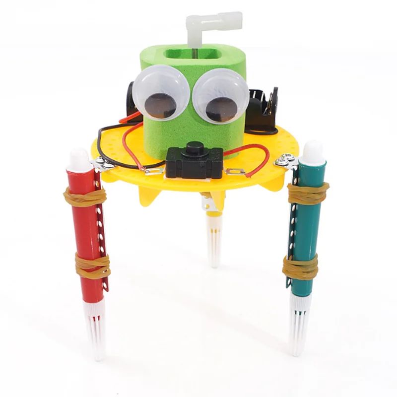 Раннее Обучение DIY кракули робот технологии небольшие изобретения обучающие