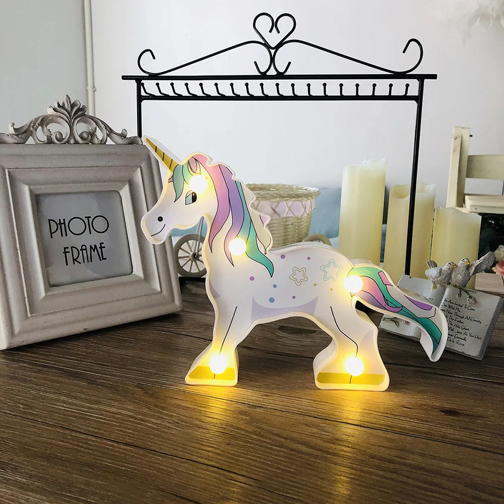 Unicorn Painted LED Modeling Decorative Lights Small Night Lights Birthday Proposal Layout Props
Unicorn Painted LED Modeling Decorative Lights Small Night Lights Birthday Proposal Layout Props