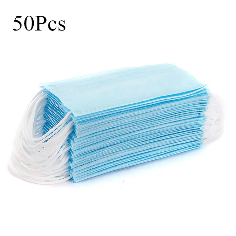 50Pcs/Lot Disposable Masks 3-layer Non-Woven Masks Anti Virus Dust Mouth Face Mask Protection Soft Protective Mask
50Pcs/Lot Disposable Masks 3-layer Non-Woven Masks Anti Virus Dust Mouth Face Mask Protection Soft Protective Mask