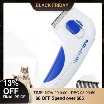 Pet Electric Flea Comb Cat Dog Comb for Fleas Ticks Grooming Removal Tools Automatic Kill Lice Electric Head Brush Pets products
Pet Electric Flea Comb Cat Dog Comb for Fleas Ticks Grooming Removal Tools Automatic Kill Lice Electric Head Brush Pets products