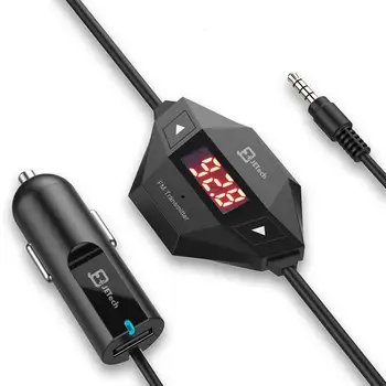 Bluetooth FM Transmitter Modulator Car MP3 Player Radio Plug Adapter Kit Car Calling Charger Car With Audio Hands-free Blue F4J3
Bluetooth FM Transmitter Modulator Car MP3 Player Radio Plug Adapter Kit Car Calling Charger Car With Audio Hands-free Blue F4J3