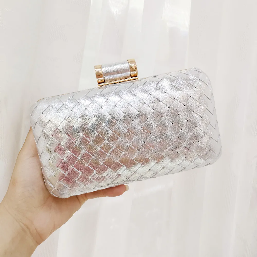 DG PEAFOWL PU Webb Weave Clutch Evening Bag Knitting Satin Chain Handbags for Lady Shoulder Crossbody Bag Bridal Weddinbg Purse
DG PEAFOWL PU Webb Weave Clutch Evening Bag Knitting Satin Chain Handbags for Lady Shoulder Crossbody Bag Bridal Weddinbg Purse