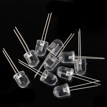 10pcs 10mm Ultra Bright Purple UV LED Lamp Light Emitting Diode 3.2-3.4V 20mA
10pcs 10mm Ultra Bright Purple UV LED Lamp Light Emitting Diode 3.2-3.4V 20mA