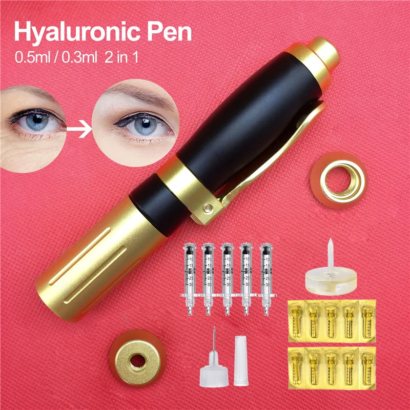 Double head 2 IN 1 Hyaluronic Pen 0.3ml/0.5ml High Pressure Hyaluronic Needle free Injection gun 
Double head 2 IN 1 Hyaluronic Pen 0.3ml/0.5ml High Pressure Hyaluronic Needle free Injection gun