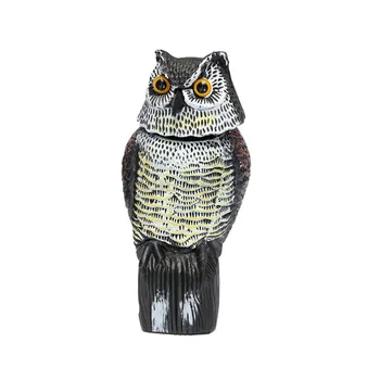 Horned Owl Pest Deterrent Rotating Head Scarecrow Pest Control Repellents Owl Decoy
Horned Owl Pest Deterrent Rotating Head Scarecrow Pest Control Repellents Owl Decoy