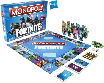 Hasbro Monopoly Fortnite Game of Board game inspired by fortrite Monopoly Fortress night millionaire board game Party toys
Hasbro Monopoly Fortnite Game of Board game inspired by fortrite Monopoly Fortress night millionaire board game Party toys