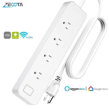 Wifi Smart Power Strip USB Outlet Surge Protector US Plug Sockets Switch Individually Remote Control Work with Alexa Google Home
Wifi Smart Power Strip USB Outlet Surge Protector US Plug Sockets Switch Individually Remote Control Work with Alexa Google Home