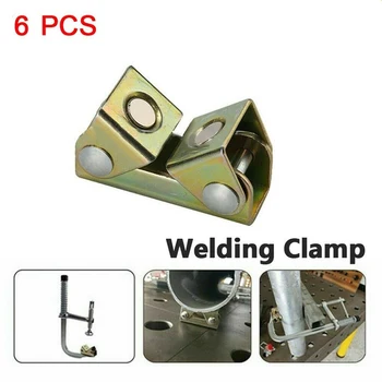6pcs V Type Magnetic Welding Clamps Holder Welding Fixture Adjustable Magnet V-Pads Hand Tools For Door Window Tool
6pcs V Type Magnetic Welding Clamps Holder Welding Fixture Adjustable Magnet V-Pads Hand Tools For Door Window Tool