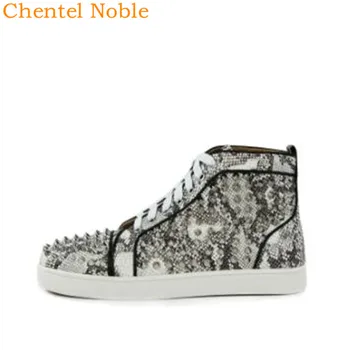 Brand Chentel Noble Vulcanized Shoes Men Irregular Pattern Casual Shoes 2019 Outdoor Sport Rivet Flat Fashion Show Male Shoes 
Brand Chentel Noble Vulcanized Shoes Men Irregular Pattern Casual Shoes 2019 Outdoor Sport Rivet Flat Fashion Show Male Shoes