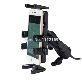 Universal Motorcycle Rear View Mirror Mount F Grip Cell Phone Holder with Dual Waterproof USB Charger for Smart Phone
Universal Motorcycle Rear View Mirror Mount F Grip Cell Phone Holder with Dual Waterproof USB Charger for Smart Phone
