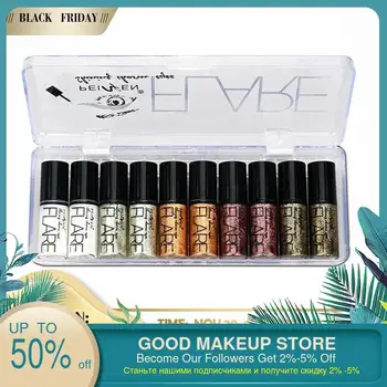 10 pcs/set White Gold Glitter Eyeshadow Waterproof Liquid Eyeliner Long Lasting Waterproof Long Makeups Cosmetic Tool
10 pcs/set White Gold Glitter Eyeshadow Waterproof Liquid Eyeliner Long Lasting Waterproof Long Makeups Cosmetic Tool