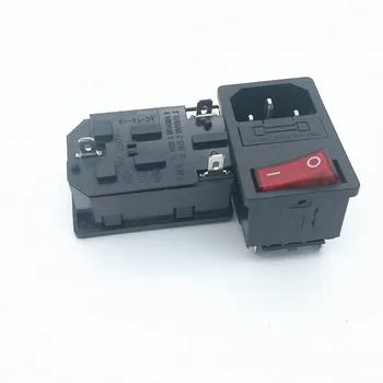 Three in one socket AC-14-F18 Siamese with switch fuse 250V AC-01A rocker power supply
Three in one socket AC-14-F18 Siamese with switch fuse 250V AC-01A rocker power supply