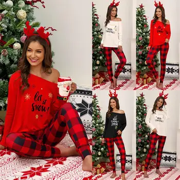 Pyjama Sets Gecontroleerd Brief Print Pyjama Set Voor Vrouwen Lange Mouw T-shirt + Pyjama Broek Nachtkleding Zwart Rood Wit
Pyjama Sets Gecontroleerd Brief Print Pyjama Set Voor Vrouwen Lange Mouw T-shirt + Pyjama Broek Nachtkleding Zwart Rood Wit