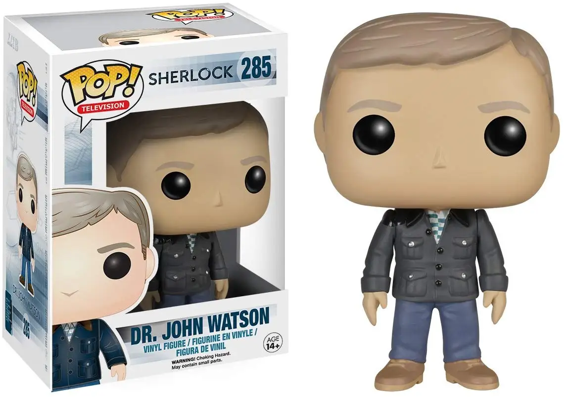 Exclusive Funko pop Official TV: Sherlock - John Watson Vinyl Action Figure Collectible Model Toy with Original Box
Exclusive Funko pop Official TV: Sherlock - John Watson Vinyl Action Figure Collectible Model Toy with Original Box