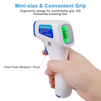Digital LCD Body Thermometer Measurement IR Thermometer Safety Non-contact Forehead Thermometer for Baby/Adult
Digital LCD Body Thermometer Measurement IR Thermometer Safety Non-contact Forehead Thermometer for Baby/Adult