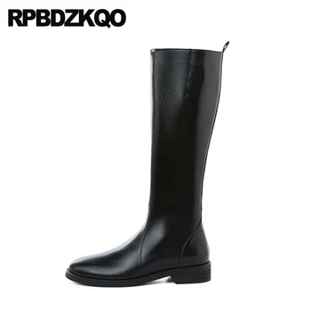 chunky trend genuine leather black tall riding long fashion round toe autumn equestrian boots designer shoes women luxury 2019
chunky trend genuine leather black tall riding long fashion round toe autumn equestrian boots designer shoes women luxury 2019