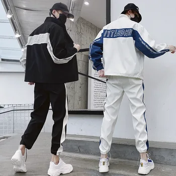 2020 Men Sweat Suit Spring Hip Hop Sweatshirts Jacket+Pants Sportswear Two Piece Set Tracksuit for Men Jogger Clothing
2020 Men Sweat Suit Spring Hip Hop Sweatshirts Jacket+Pants Sportswear Two Piece Set Tracksuit for Men Jogger Clothing