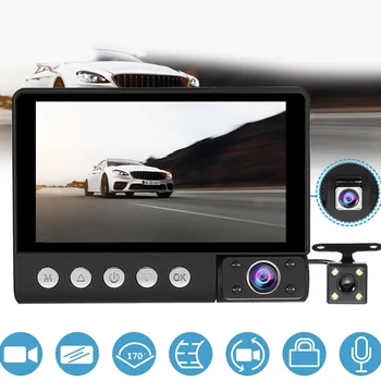 1Pcs Dash Cam 3 Lens Hidden Durable Prime Accessories Recorder Motion Detection Dash Cam G-Sensor for Auto Car Vehicle
1Pcs Dash Cam 3 Lens Hidden Durable Prime Accessories Recorder Motion Detection Dash Cam G-Sensor for Auto Car Vehicle
