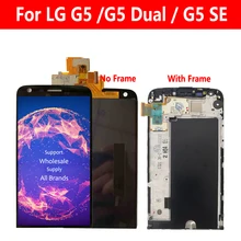 Ensemble écran tactile LCD avec châssis, pour LG G5 H850 H868 F700 VS987 G5 Dual H860 G5 SE H840 H845 G5 lite=