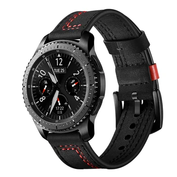 Gear S3 Leather strap For Samsung Galaxy watch active 46mm/42mm 22mm watch band correa amazfit bip huawei watch gt strap
Gear S3 Leather strap For Samsung Galaxy watch active 46mm/42mm 22mm watch band correa amazfit bip huawei watch gt strap