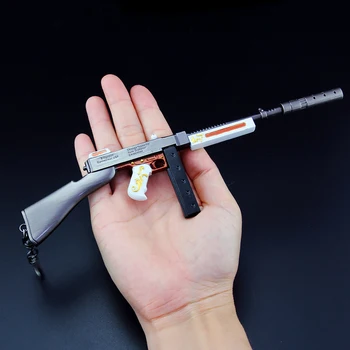 AKM SVD AWM 98K Key Chain PUBG CS GO Model Thomson Submachine Guns Metal Gun Model Military Collect Toys For Children Gifts
AKM SVD AWM 98K Key Chain PUBG CS GO Model Thomson Submachine Guns Metal Gun Model Military Collect Toys For Children Gifts