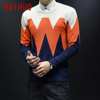 RUIHUO 2020 New Spring Striped Casual Sweater Men Slim Fit Knitted Pullover Men Fashion Warm Sweater Men's Brand Clothes M-2XL
RUIHUO 2020 New Spring Striped Casual Sweater Men Slim Fit Knitted Pullover Men Fashion Warm Sweater Men's Brand Clothes M-2XL