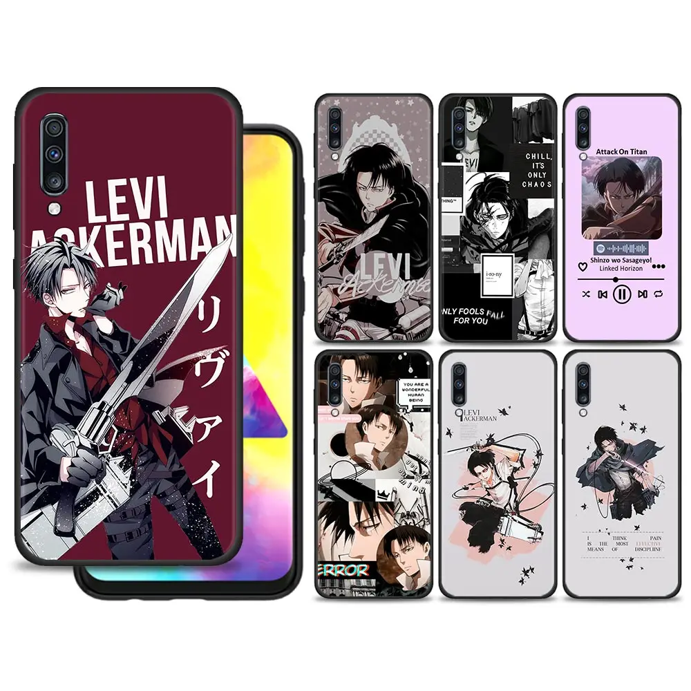Phone Case For Samsung Galaxy A50 A70 A10 A20e A30 A40 A20s A10s A10e A80 A90 A60 A30s Silicon Cover Shell Attack On Titan Anime | Мобильные