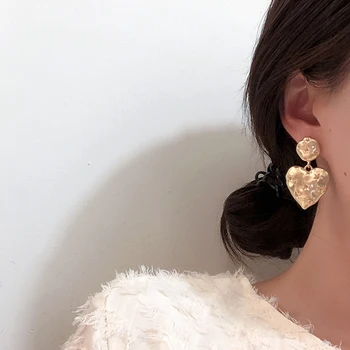 AENSOA Fashion Punk Style Gold Color Stars Drop Earring Vintage Korean Party Love Heart Earring Statement Earrings For Women
AENSOA Fashion Punk Style Gold Color Stars Drop Earring Vintage Korean Party Love Heart Earring Statement Earrings For Women