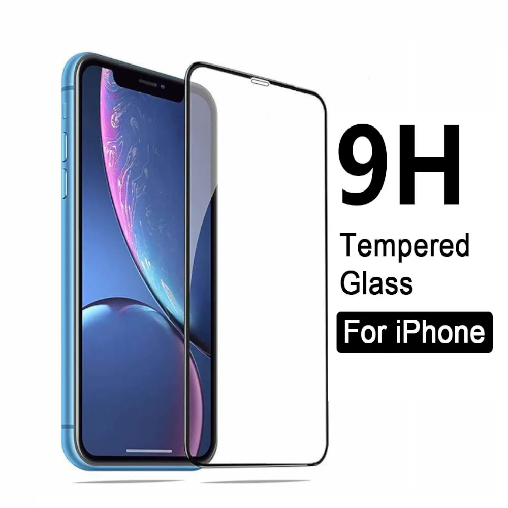 Tempered Protective Glass On For iPhone 11 2019 X S XR XS MAX XR 7 8 Plus 6 6S Plus 5 5S SE Full Cover Screen Protector Glass 9H
Tempered Protective Glass On For iPhone 11 2019 X S XR XS MAX XR 7 8 Plus 6 6S Plus 5 5S SE Full Cover Screen Protector Glass 9H