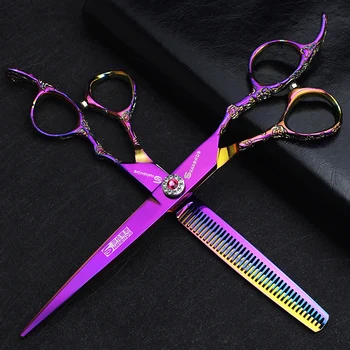 Professional Hairdressing Scissors Set 6 inch 7 inch flat cut teeth shears cut hair salon hairdresser special scissors set
Professional Hairdressing Scissors Set 6 inch 7 inch flat cut teeth shears cut hair salon hairdresser special scissors set