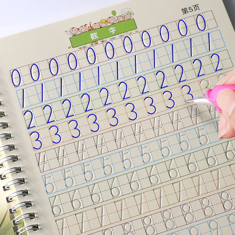 Child Writing Phonics Copybook Chinese Character Handwriting Colouring Early Education Practice Numerals Drawing Books Students
Child Writing Phonics Copybook Chinese Character Handwriting Colouring Early Education Practice Numerals Drawing Books Students