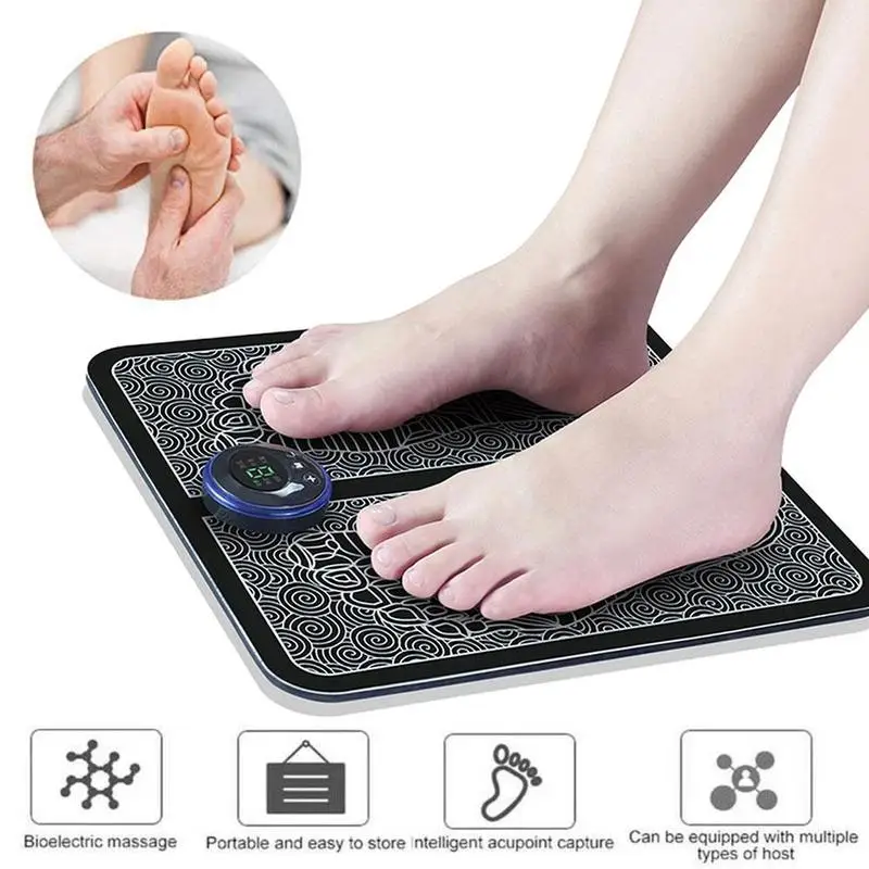 Electric Ems Foot Massager Pad Feet Muscle Stimulator Foot Massage Mat Improve Blood Circulation Relieve Pain Pain Health Care
Electric Ems Foot Massager Pad Feet Muscle Stimulator Foot Massage Mat Improve Blood Circulation Relieve Pain Pain Health Care