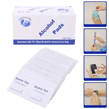 100 Pcs Alcohol Wipe Clean Pad Medical Swab Sachet Antibacterial Tool Cleanser
100 Pcs Alcohol Wipe Clean Pad Medical Swab Sachet Antibacterial Tool Cleanser