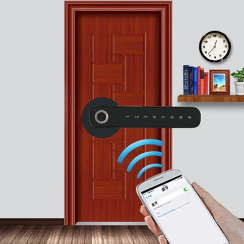 Bluetooth Fingerprint Smart Lock Biometric Automatic Unlock App Keyless Entry Door Lock For Home/Hotel/Apartment
Bluetooth Fingerprint Smart Lock Biometric Automatic Unlock App Keyless Entry Door Lock For Home/Hotel/Apartment