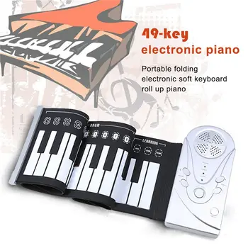 49 key speaker hand roll electronic piano portable folding electronic soft keyboard roll up the piano
49 key speaker hand roll electronic piano portable folding electronic soft keyboard roll up the piano