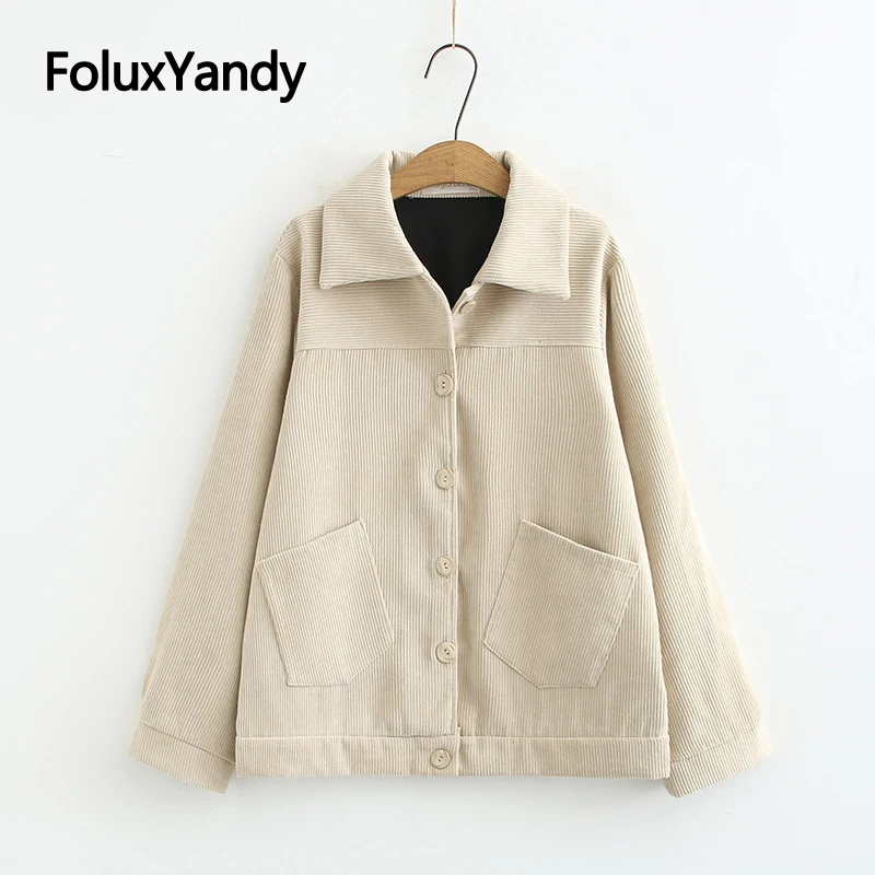 Corduroy Jackets Women Winter Coats Plus Size XXXL 4XL Loose Pockets Thick Warm Casual Jacket Outerwear KKFY4296
Corduroy Jackets Women Winter Coats Plus Size XXXL 4XL Loose Pockets Thick Warm Casual Jacket Outerwear KKFY4296