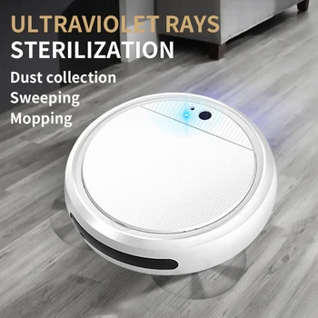 UV disinfection Smart Robot Cleaner Small Vacuum Cleaners Sweeping Robot Floor Dirt Auto Home USB Rechargeable Cleaning Machine
UV disinfection Smart Robot Cleaner Small Vacuum Cleaners Sweeping Robot Floor Dirt Auto Home USB Rechargeable Cleaning Machine