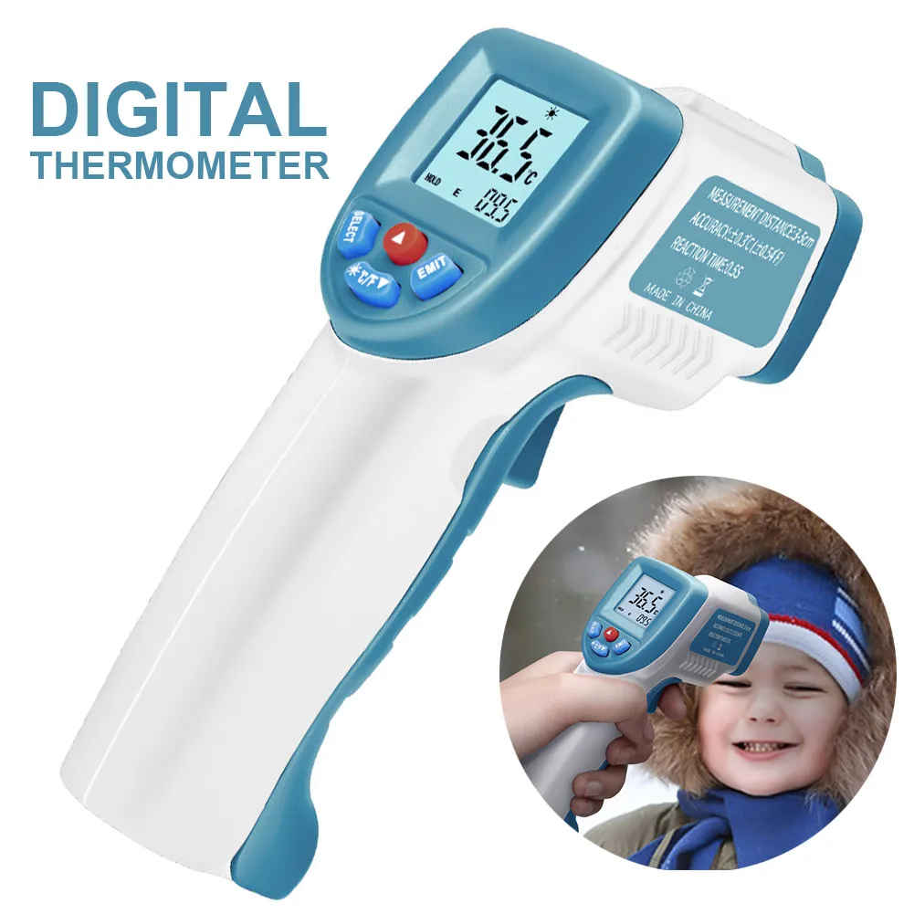 Multifunction Baby Adult Non-contact Forehead Digital Infared Thermometer with LCD Backlight Ear Body Thermometer Gun
Multifunction Baby Adult Non-contact Forehead Digital Infared Thermometer with LCD Backlight Ear Body Thermometer Gun