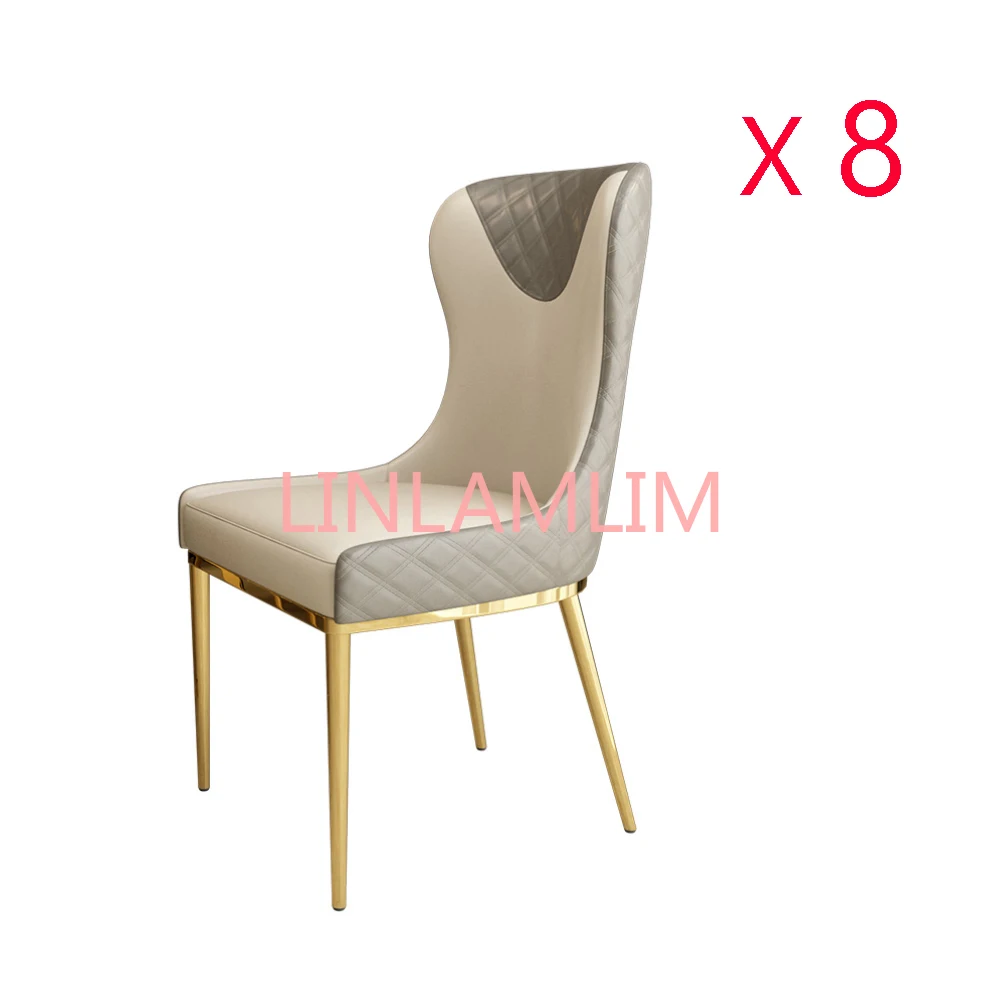 Genuine leather stainless steel Dining chair dining room Nordic modern sillas de comedor стулья cadeira comedor sillas de comed
Genuine leather stainless steel Dining chair dining room Nordic modern sillas de comedor стулья cadeira comedor sillas de comed