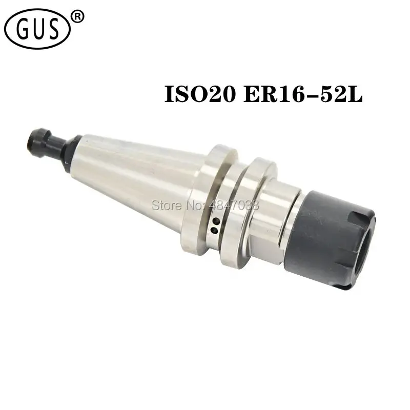 GUS New ISO20 ER16-52L Computer Controlled Stainless Steel Machine Tool Spindle Fast Tool Holder
GUS New ISO20 ER16-52L Computer Controlled Stainless Steel Machine Tool Spindle Fast Tool Holder