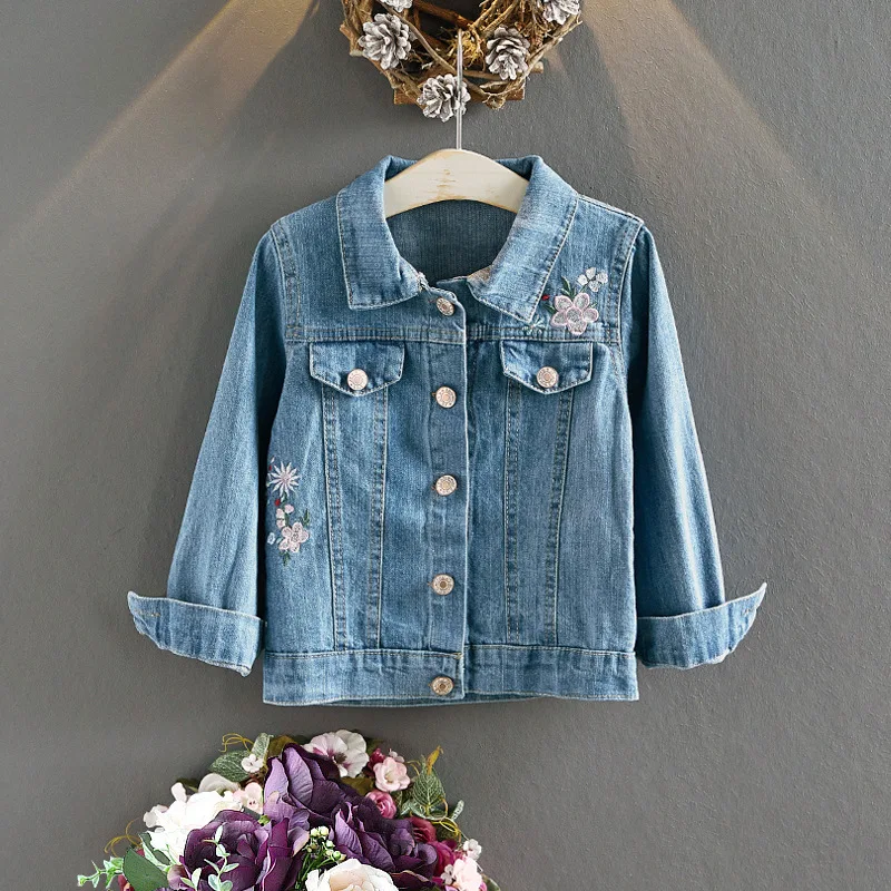 2019 Autumn Girls Denim Jacket Soft Embroidered Baby Denim Jacket Children's Tops 1030
2019 Autumn Girls Denim Jacket Soft Embroidered Baby Denim Jacket Children's Tops 1030