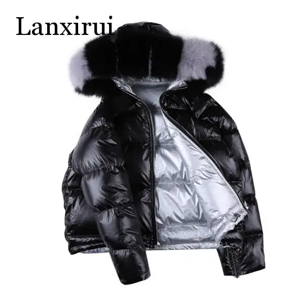 Golden Zipper Down Jackets Women Fashion Reversible Down Coats Women Elegant Short Down winter Jackets Female Ladies
Golden Zipper Down Jackets Women Fashion Reversible Down Coats Women Elegant Short Down winter Jackets Female Ladies