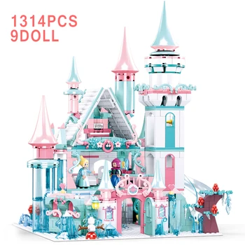 1314+pcs Snow World Magical Ice Castle City Set Girls Building Blocks Bricks Toys With Figures Girl Friendship Christmas Gifts
1314+pcs Snow World Magical Ice Castle City Set Girls Building Blocks Bricks Toys With Figures Girl Friendship Christmas Gifts