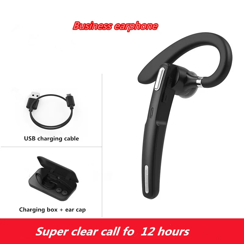 tebe Bluetooth Earphones Wireless Earphone HD Call Noise Canceling with Microphone Single Ear Business Headset for Sport Running
tebe Bluetooth Earphones Wireless Earphone HD Call Noise Canceling with Microphone Single Ear Business Headset for Sport Running