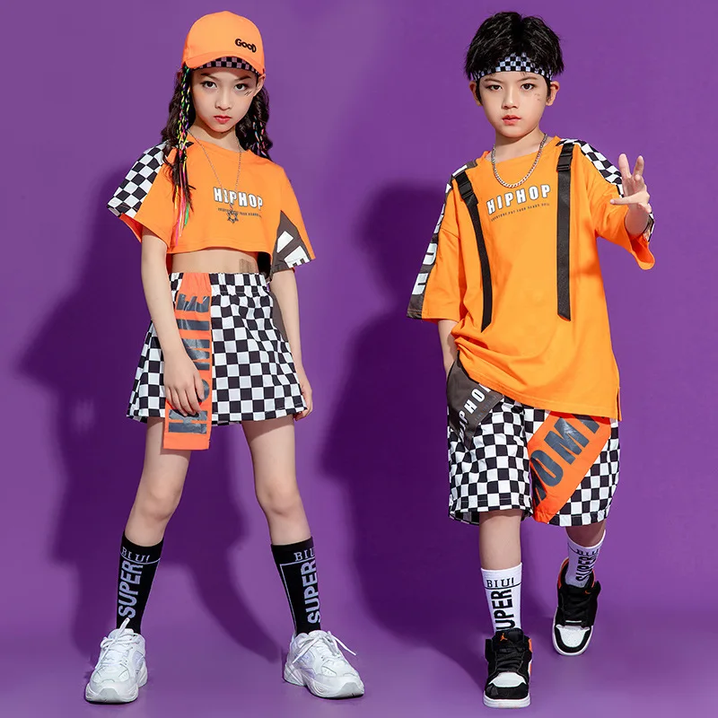 Kid Hip Hop Dance Clothing Graphic Oversized T Shirt Crop Top Streetwear Summer Checkered Shorts Pant for Girls Dance Costume
Kid Hip Hop Dance Clothing Graphic Oversized T Shirt Crop Top Streetwear Summer Checkered Shorts Pant for Girls Dance Costume
