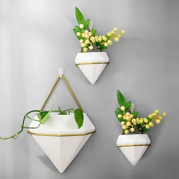 Hydroponic Ceramics Flower Pot Innovative Simulated White Potted Plant Flower Container Wall Hanging Decoration
Hydroponic Ceramics Flower Pot Innovative Simulated White Potted Plant Flower Container Wall Hanging Decoration