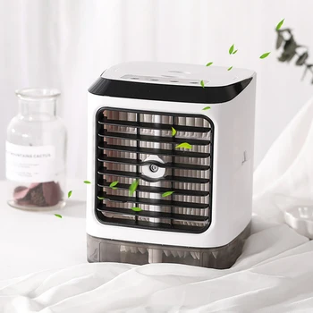 Home Office USB Mini Air Conditioner Air Cooling Fan Humidifier Purifier Air Cooler 7-color LED Night Light With Remote Control
Home Office USB Mini Air Conditioner Air Cooling Fan Humidifier Purifier Air Cooler 7-color LED Night Light With Remote Control
