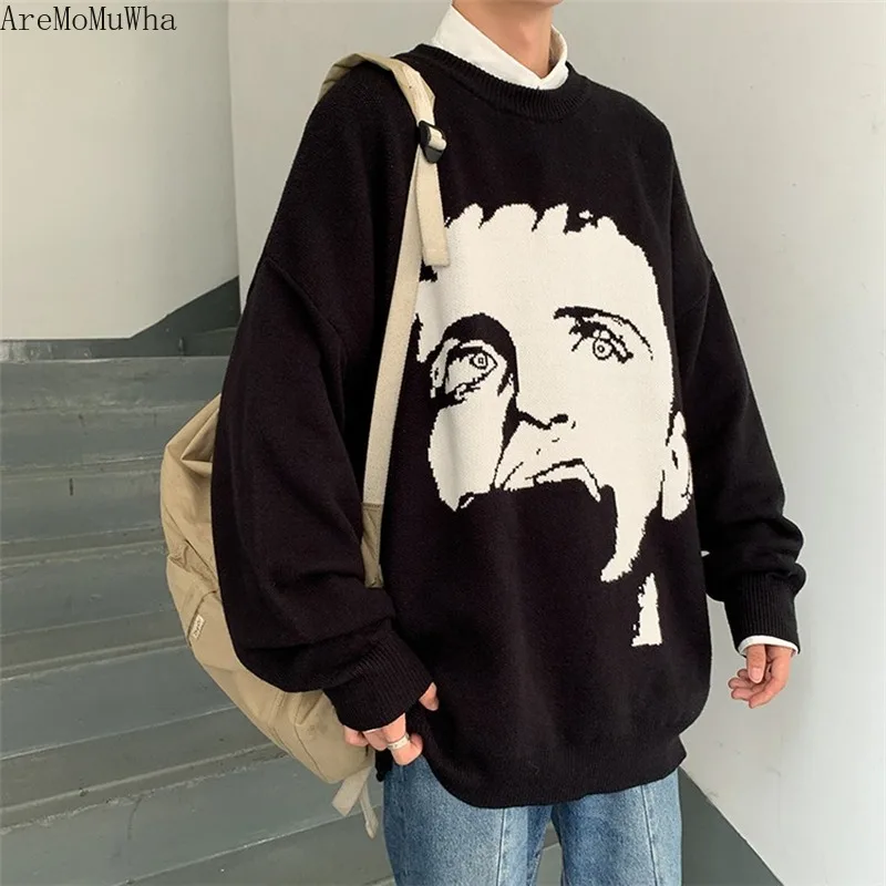 Autumn and Winter Round Neck Sweater Men Korean Loose Lazy Trendy Personality Ins Tide Brand Hong Kong Style Wild Jacket QX1416
Autumn and Winter Round Neck Sweater Men Korean Loose Lazy Trendy Personality Ins Tide Brand Hong Kong Style Wild Jacket QX1416